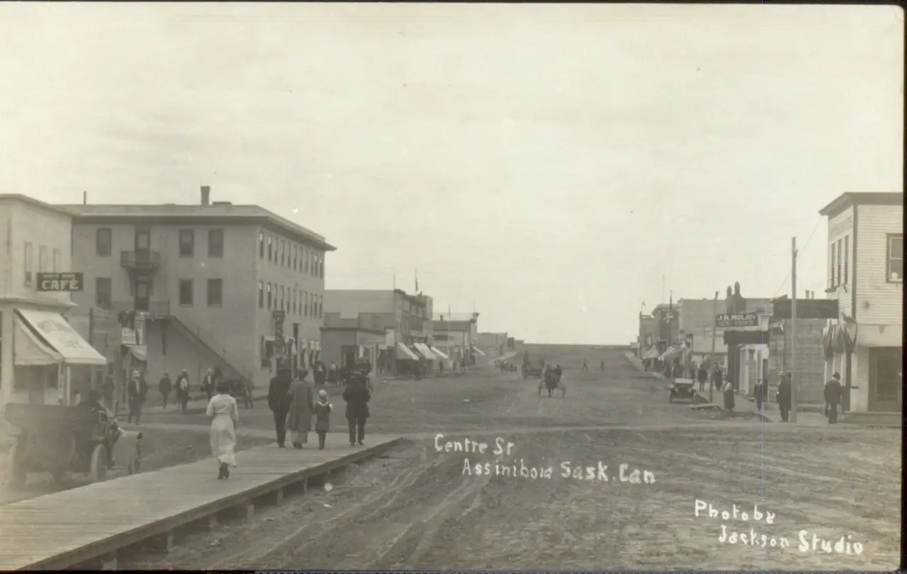 Centre Street, Assiniboia, about 1915