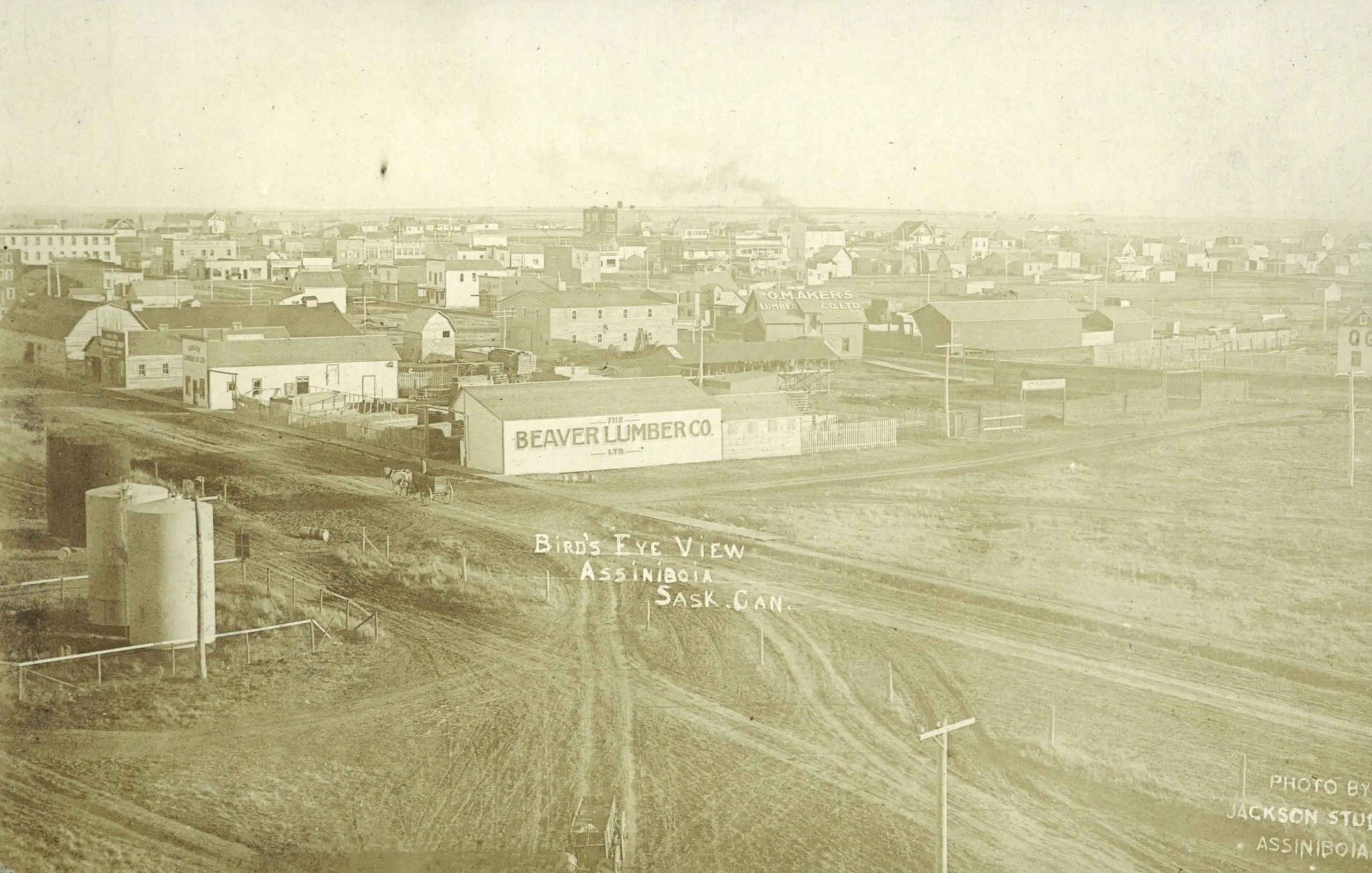 Bird's eye view of Assiniboia